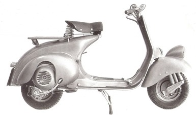 Números de Chasis VESPA  Scooter Clásico